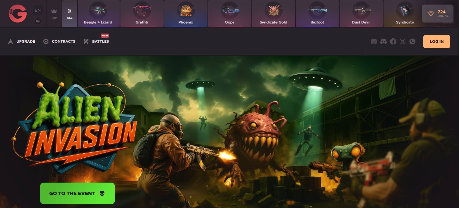 Ggstandoff main page