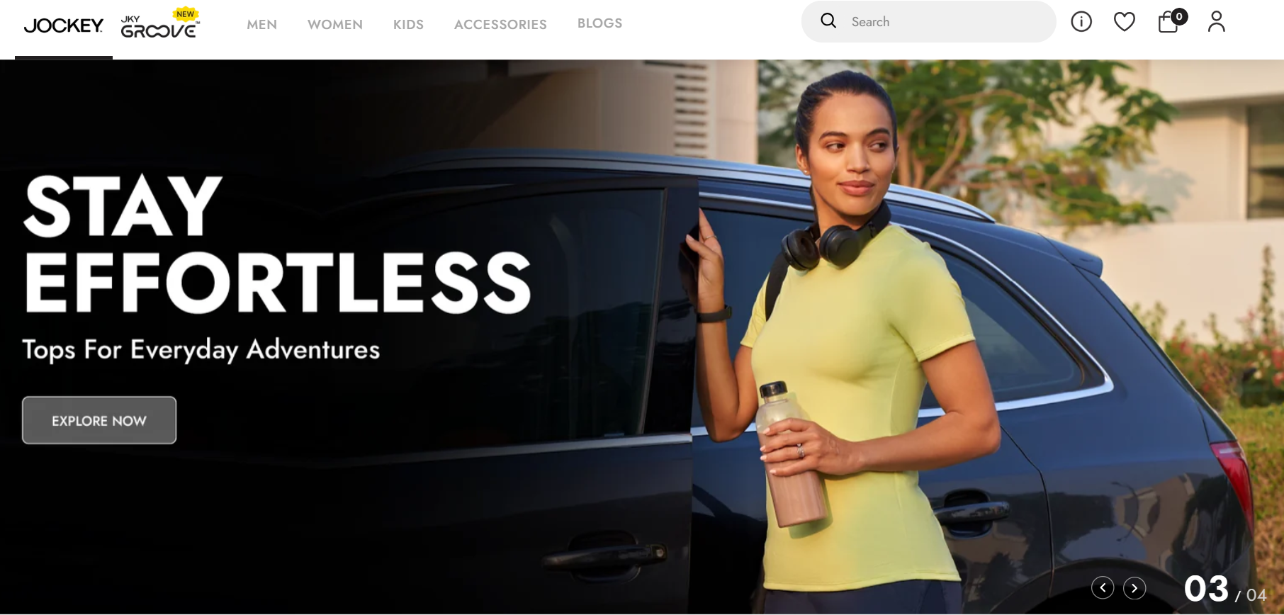 Jockey main page